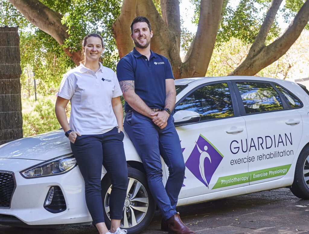 Why Join Us? Image of the co-owners and directors of Guardian Home Care Services, emphasizing their commitment to exercise rehabilitation.