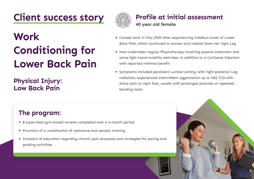 Musculoskeletal Injury Case Studies