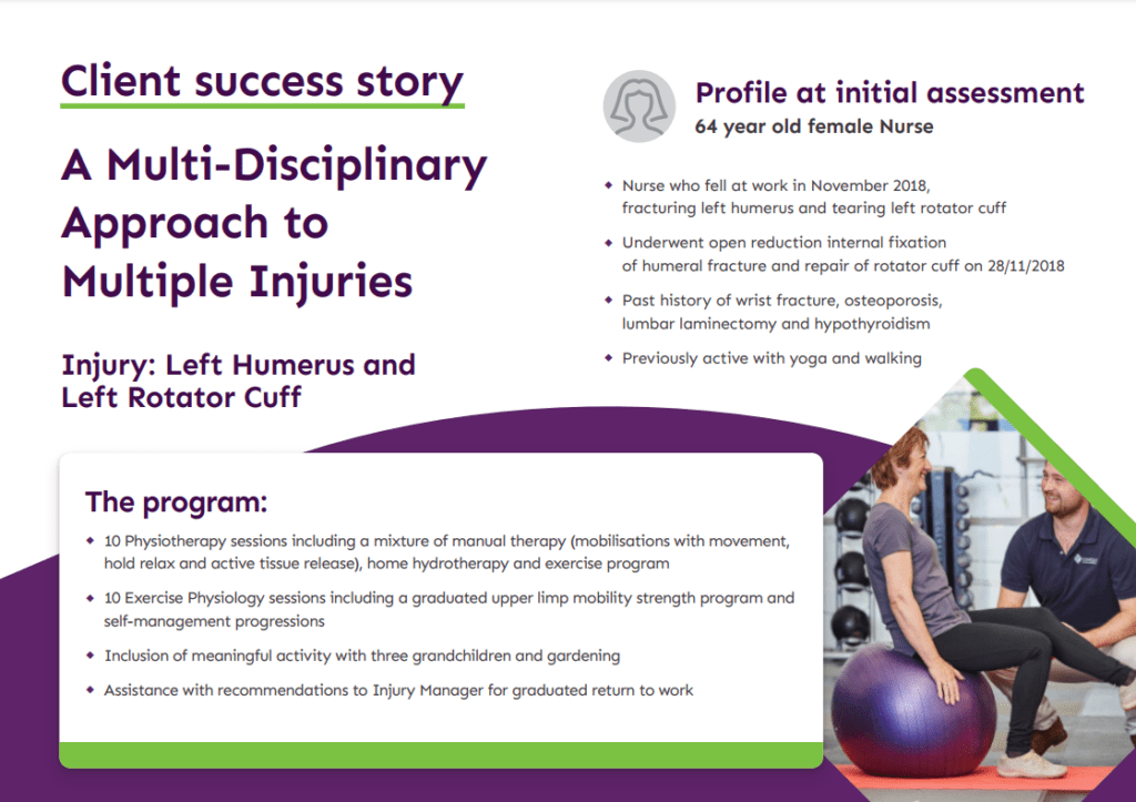 Musculoskeletal Injury Case Studies